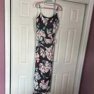 1. State Pink and White Maxi Sundress for Wedding Guest